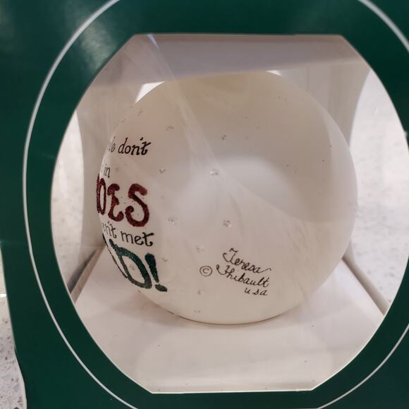 Swarovski Crystal Christmas Ornament Heart Gifts by Teresa Ornament Dad is Hero - Picture 7 of 11